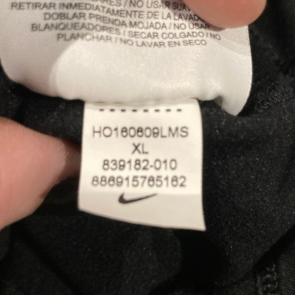 Nike Pro - Girl’s Youth Hooded Long Sleeve Active Wear Top - Picture 7 of 11